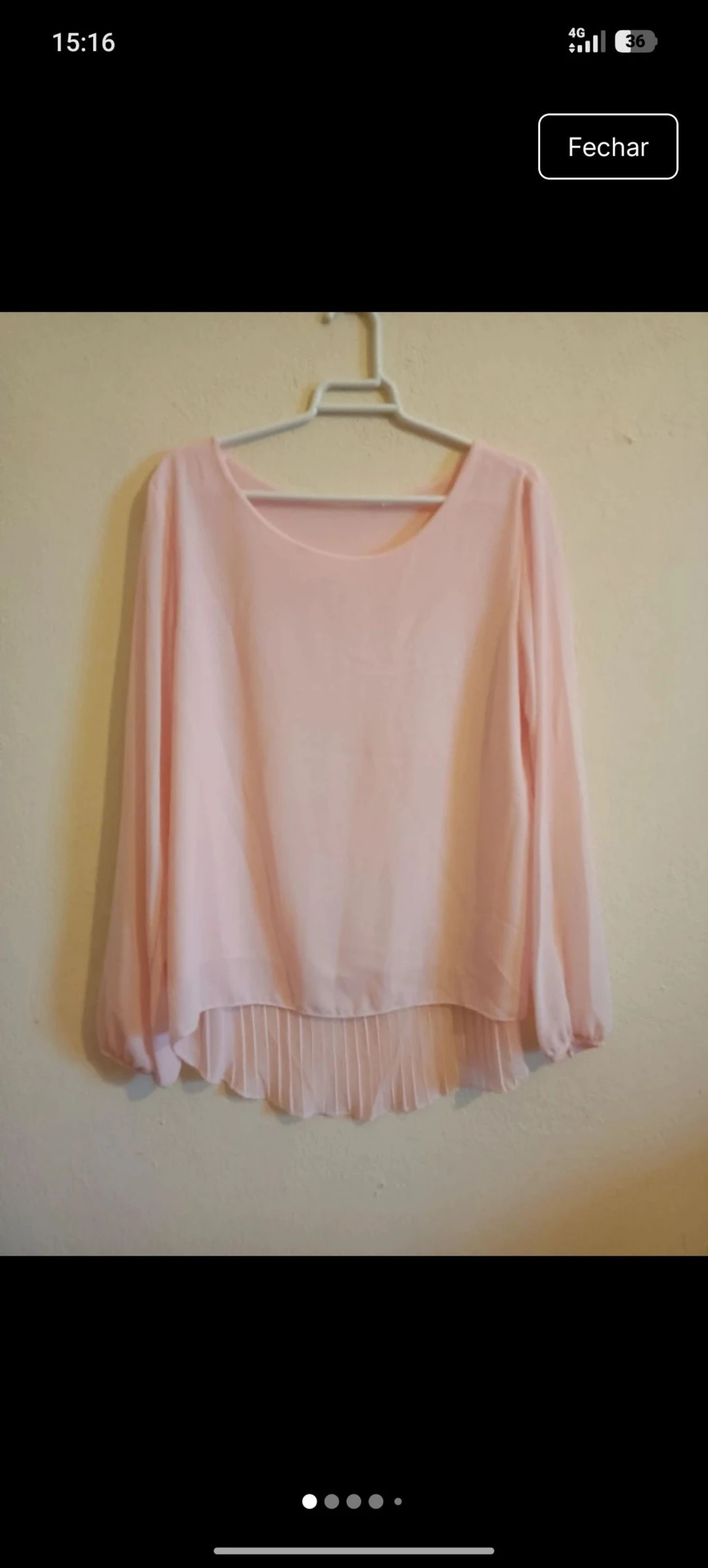 Camisola rosa